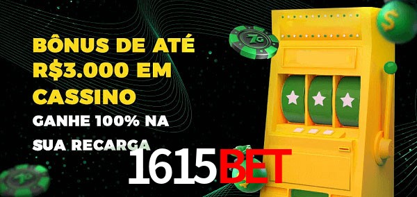 1615bet melhor bônus de depósito